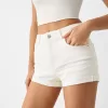 Roll-up denim shorts Roll-up denim shorts
