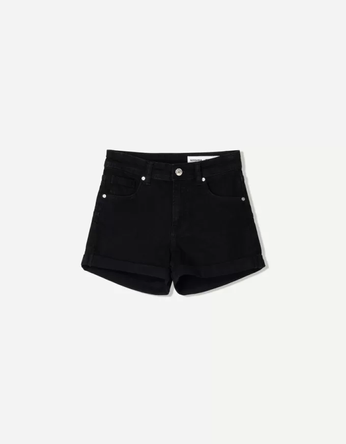 Roll-up denim shorts Roll-up denim shorts
