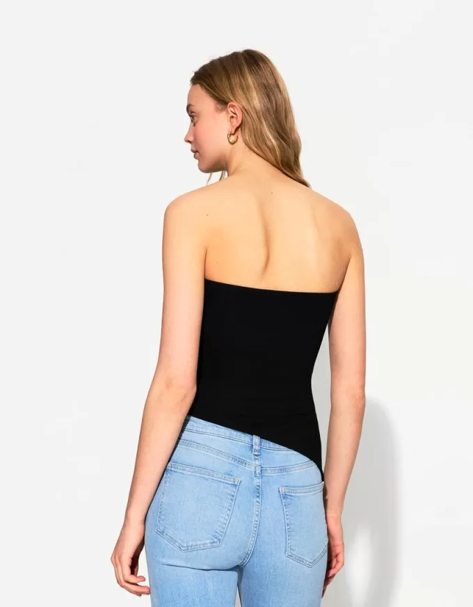 Ruched bandeau top Ruched bandeau top