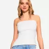 Ruched bandeau top Ruched bandeau top