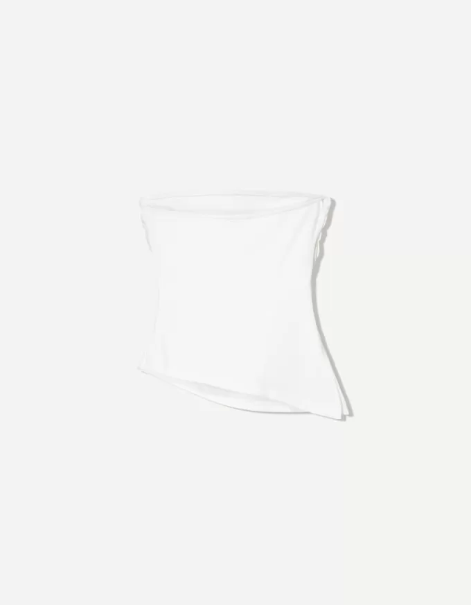 Ruched bandeau top Ruched bandeau top