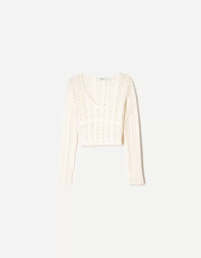 Rustic V-neck sweater Rustic V-neck sweater