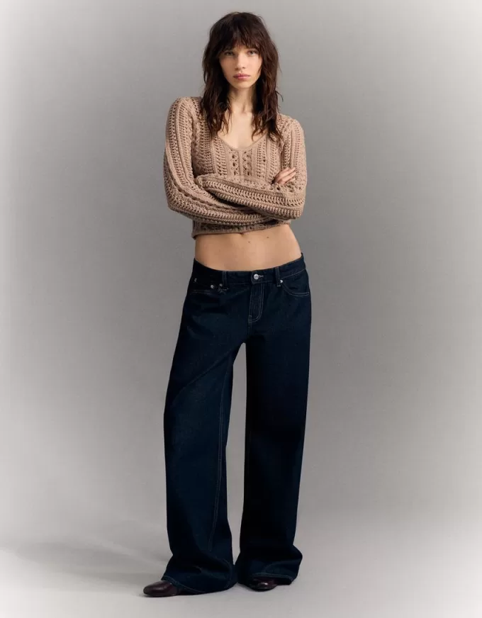 Rustic V-neck sweater Rustic V-neck sweater