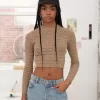 Rustic cropped open knit sweater Rustic cropped open knit sweater
