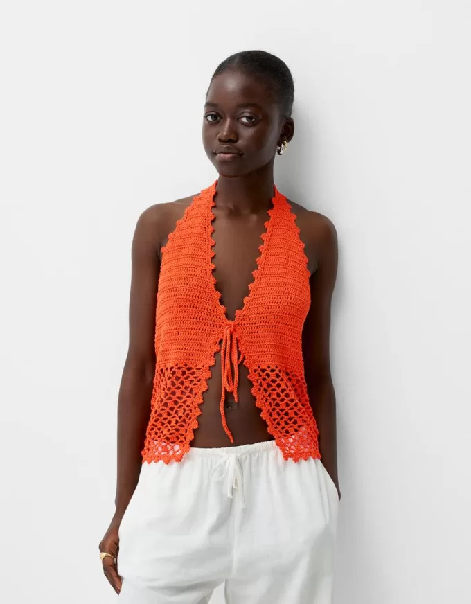 Rustic halter vest Rustic halter vest