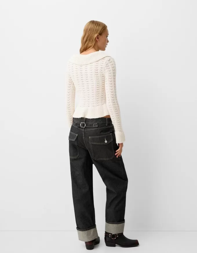 Rustic jacket with ruffles Rustic jacket with ruffles