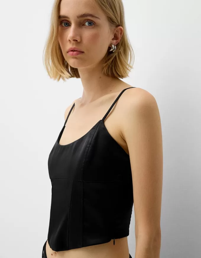 Satin corset top Satin corset top