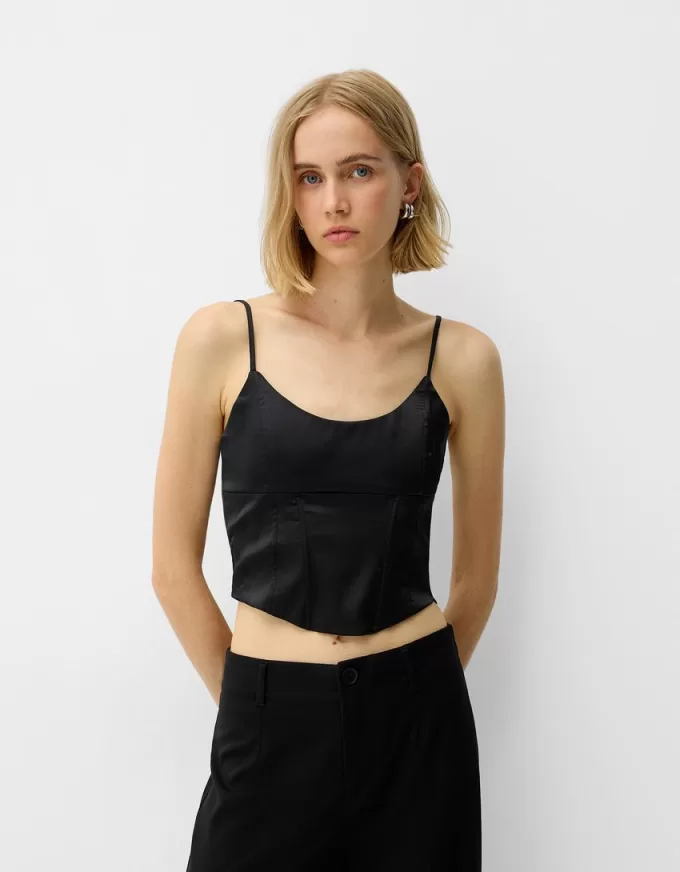 Satin corset top Satin corset top