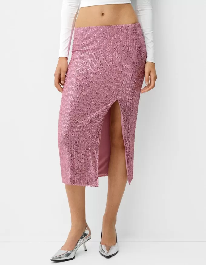 Sequined midi skirt Sequined midi skirt