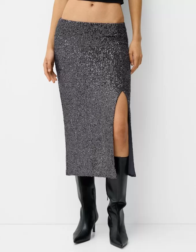 Sequined midi skirt Sequined midi skirt