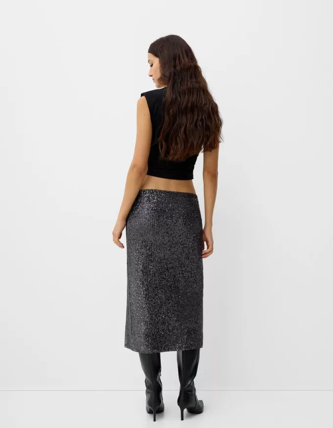 Sequined midi skirt Sequined midi skirt