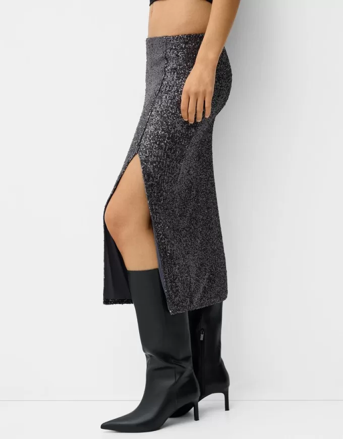 Sequined midi skirt Sequined midi skirt