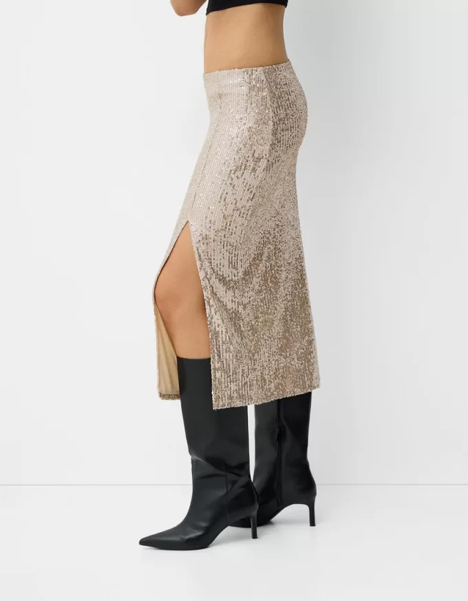 Sequined midi skirt Sequined midi skirt