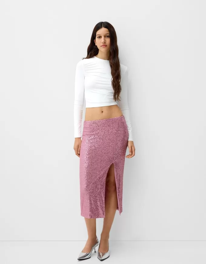 Sequined midi skirt Sequined midi skirt