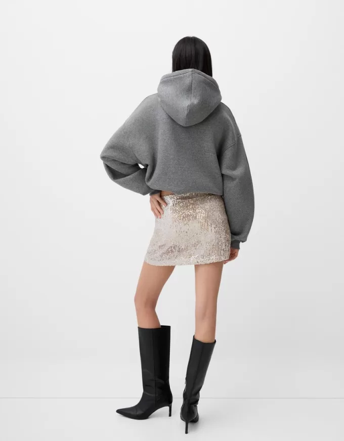 Sequined mini skirt Sequined mini skirt