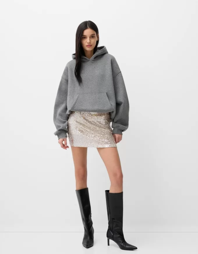 Sequined mini skirt Sequined mini skirt