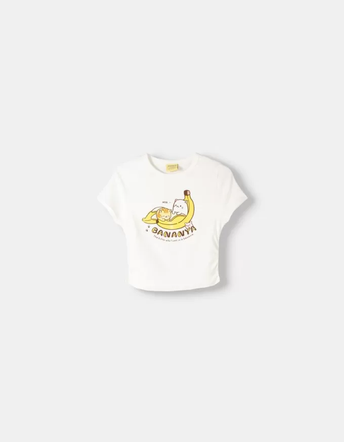 Short sleeve Bananya T-shirt Short sleeve Bananya T-shirt