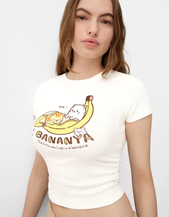 Short sleeve Bananya T-shirt Short sleeve Bananya T-shirt