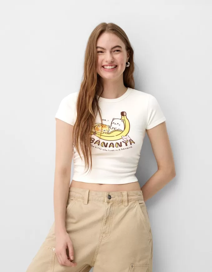 Short sleeve Bananya T-shirt Short sleeve Bananya T-shirt