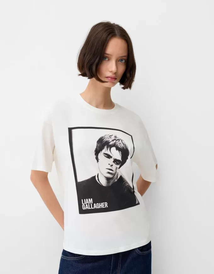 Short sleeve Liam Gallagher T-shirt Short sleeve Liam Gallagher T-shirt