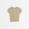 Short sleeve T-shirt with a scoop neck Short sleeve T-shirt with a scoop neck