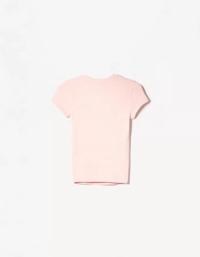 Short sleeve T-shirt with a scoop neck Short sleeve T-shirt with a scoop neck