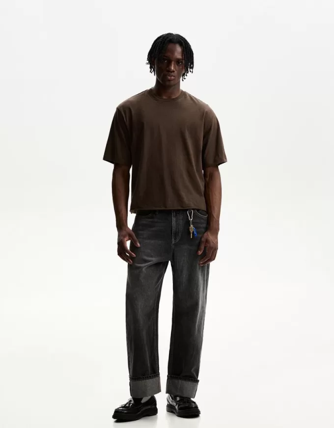 Short sleeve cropped T-shirt Short sleeve cropped T-shirt