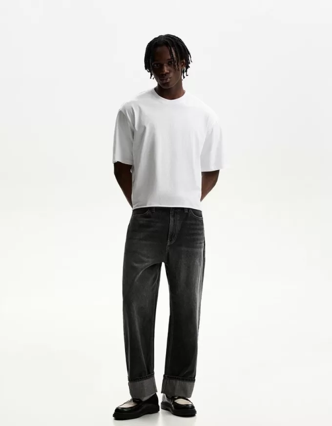 Short sleeve cropped T-shirt Short sleeve cropped T-shirt