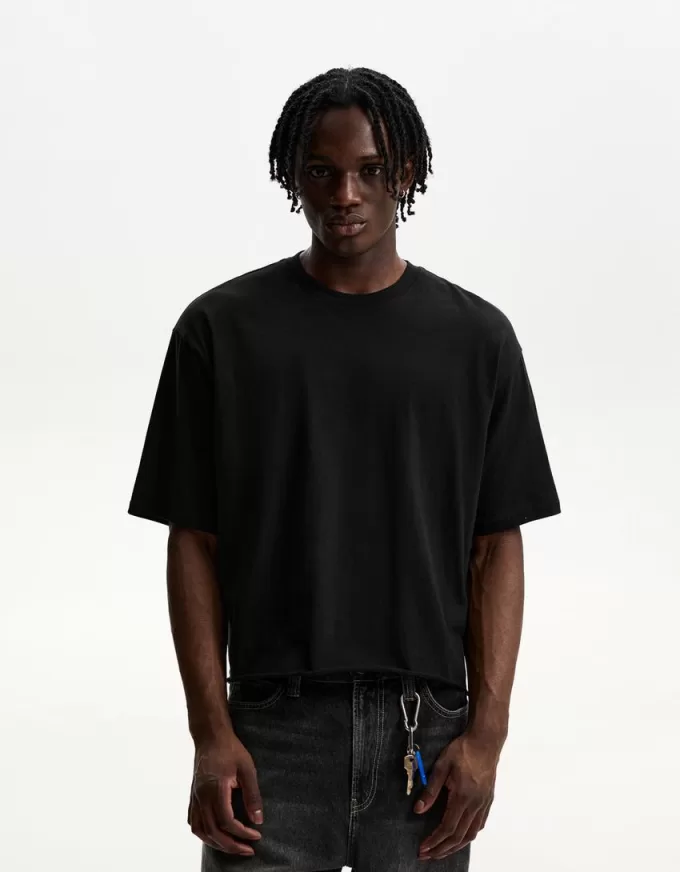 Short sleeve cropped T-shirt Short sleeve cropped T-shirt