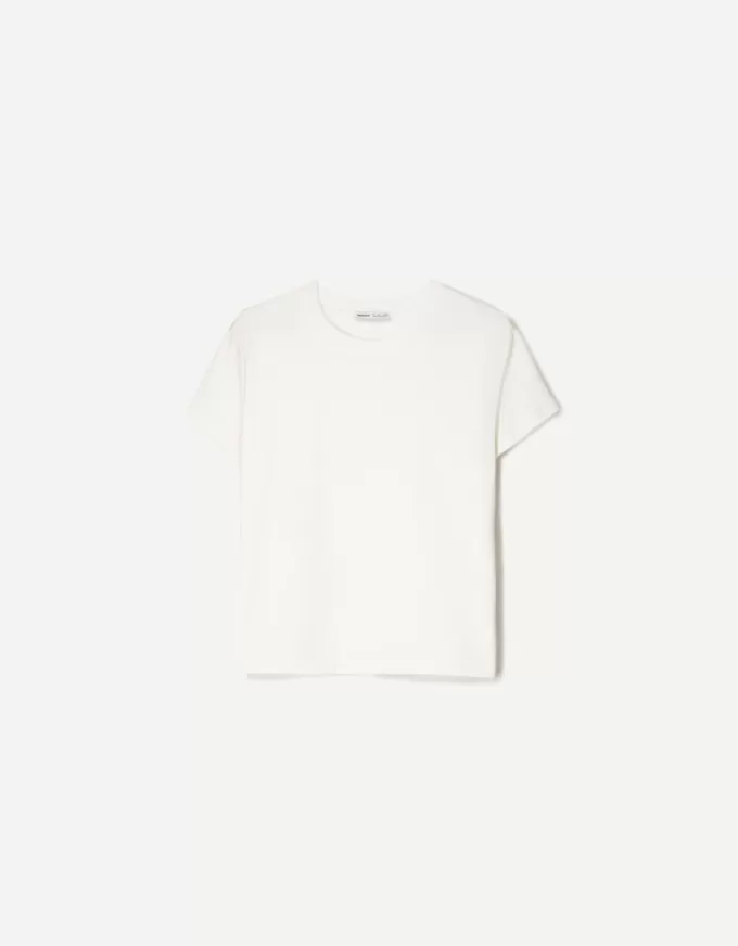 Short sleeve heavy cotton T-shirt