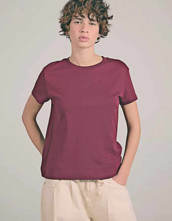 Short sleeve heavy cotton T-shirt