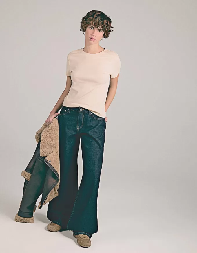 Short sleeve heavy cotton T-shirt