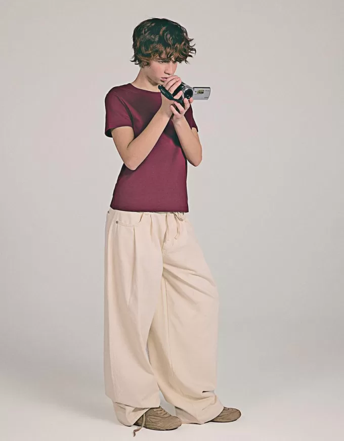 Short sleeve heavy cotton T-shirt