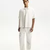Short sleeve linen blend shirt Short sleeve linen blend shirt