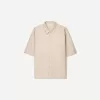 Short sleeve linen blend shirt Short sleeve linen blend shirt