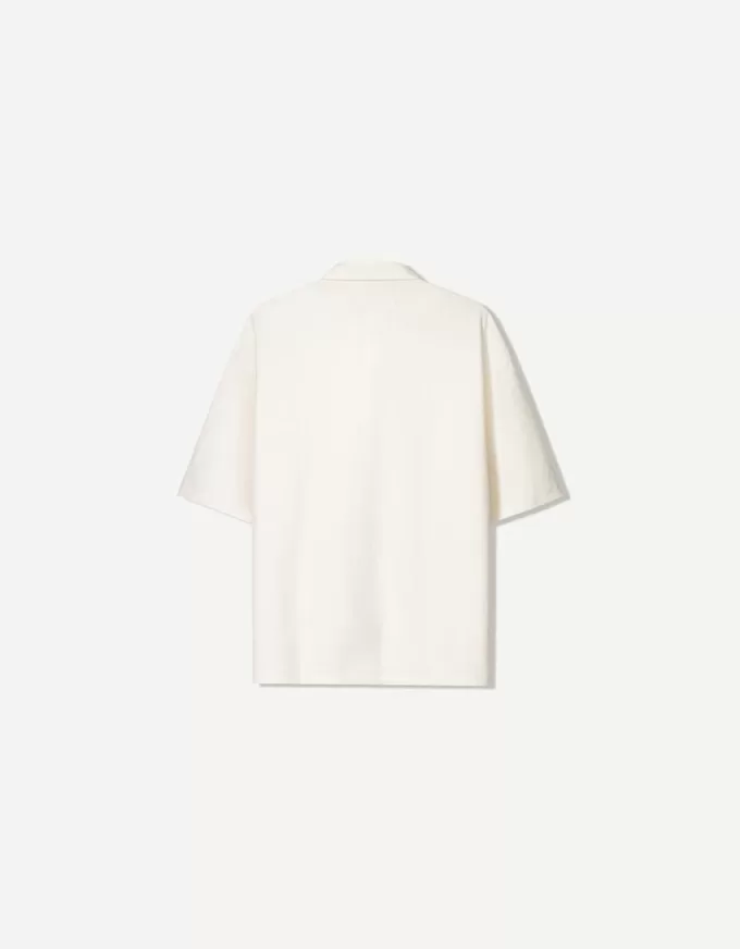 Short sleeve linen blend shirt Short sleeve linen blend shirt