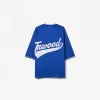 Short sleeve mesh sporty print T-shirt Short sleeve mesh sporty print T-shirt