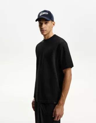 Short sleeve plush T-shirt