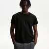 Short sleeve slub effect T-shirt Short sleeve slub effect T-shirt