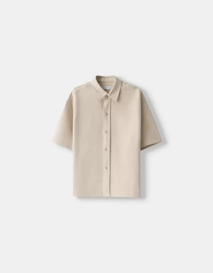 Short sleeve tailored boxy fit shirt Short sleeve tailored boxy fit shirt