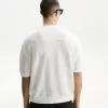 Short sleeve textured T-shirt Short sleeve textured T-shirt