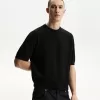 Short sleeve textured T-shirt Short sleeve textured T-shirt