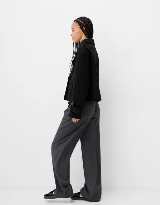 Short soft trench coat