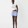 Shorts with elastic waistband detail Shorts with elastic waistband detail