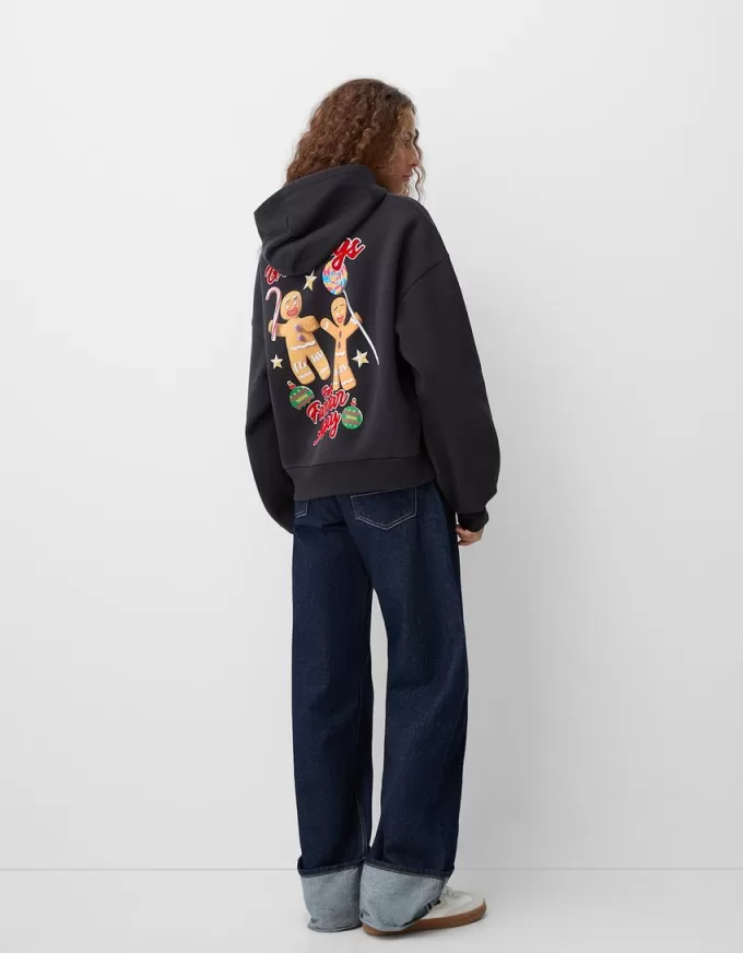 Shrek print hooded sweatshirt Shrek print hooded sweatshirt