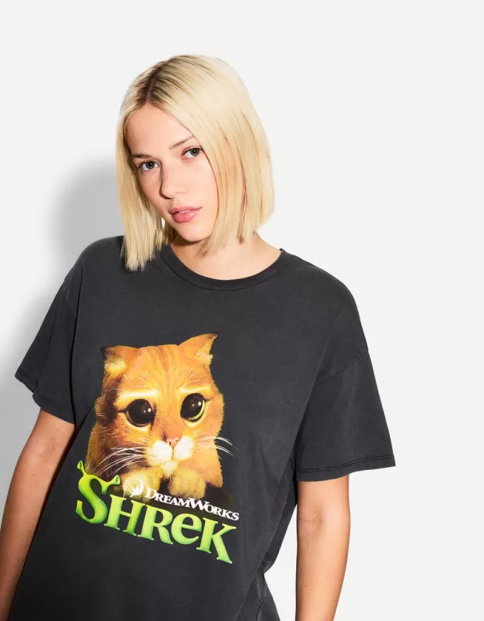 Shrek print short sleeve T-shirt Shrek print short sleeve T-shirt