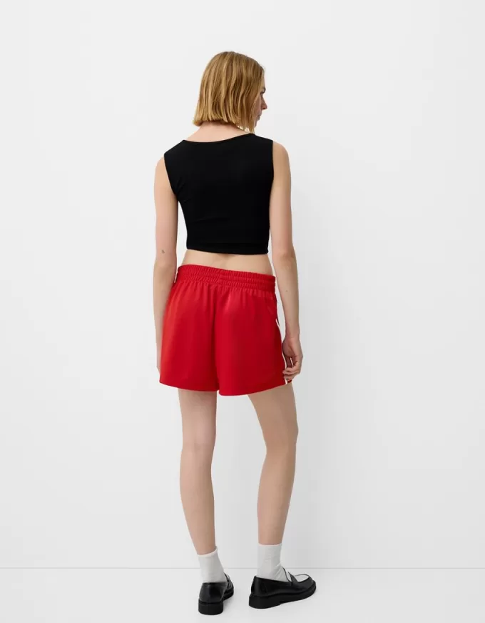 Sleeveless T-shirt with square neckline Sleeveless T-shirt with square neckline