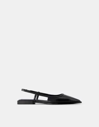 Slingback ballerinas with pointed toe