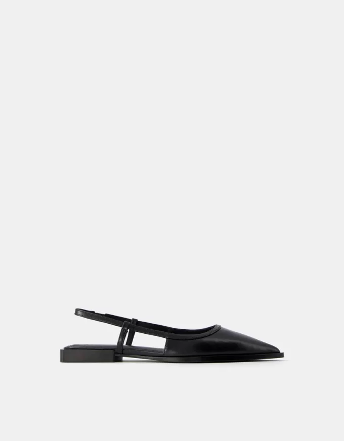 Slingback ballerinas with pointed toe