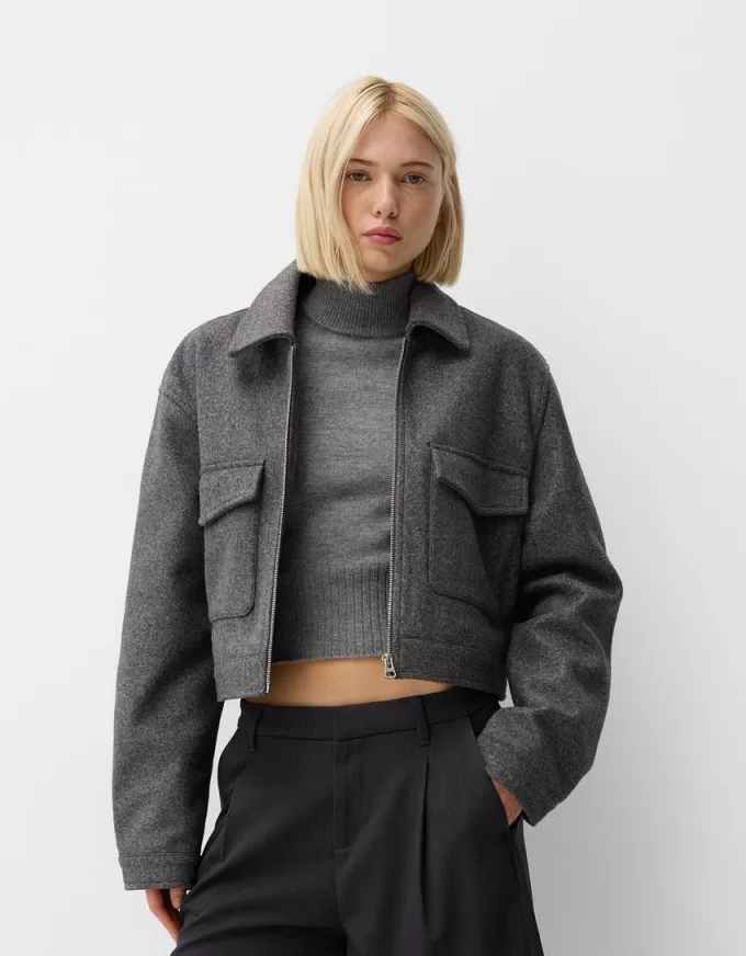 Soft cropped jacket Soft cropped jacket
